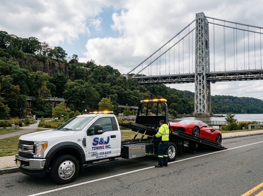 S & J Towing Flatbed Rollback in Paramus Bergen County NJ