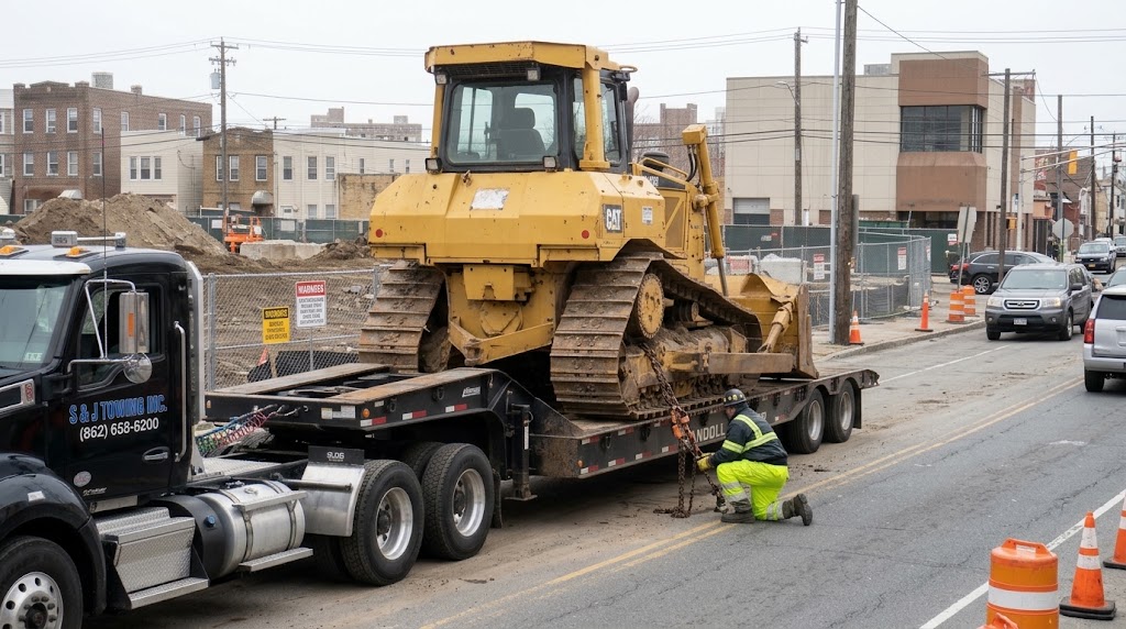 Safe heavy machinery loading and transport in New Jersey